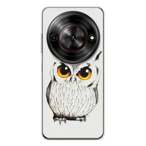 Чехол с птицами на ZTE Nubia Focus 5G (VPrint) (Милая Сова)