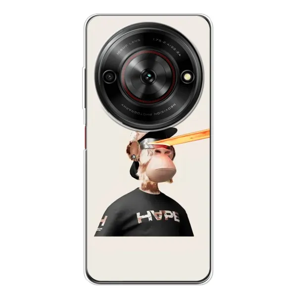 Чехол с принтом «обезьяна NFT в очках» для ZTE Nubia Focus 5G