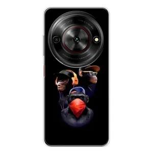 Чехол с Обезьянами ZTE Nubia Focus 5G - (AlphaPrint) (Три обезьяны)
