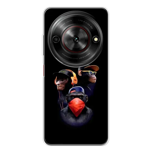 Чехол с принтом «Три обезьяны» для ZTE Nubia Focus 5G Чехол с принтом «Три обезьяны» для ZTE Nubia Focus 5G