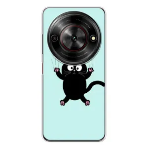 Чехол с принтом для ZTE Nubia Focus 5G (AlphaPrint) Модные коты (Падающий кот)