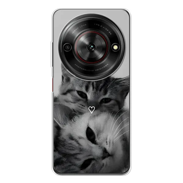Чехол с принтом «Пара котов» для ZTE Nubia Focus 5G