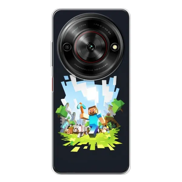 Чехол с принтом «персонажи Minecraft» для ZTE Nubia Focus 5G Чехол с принтом «персонажи Minecraft» для ZTE Nubia Focus 5G