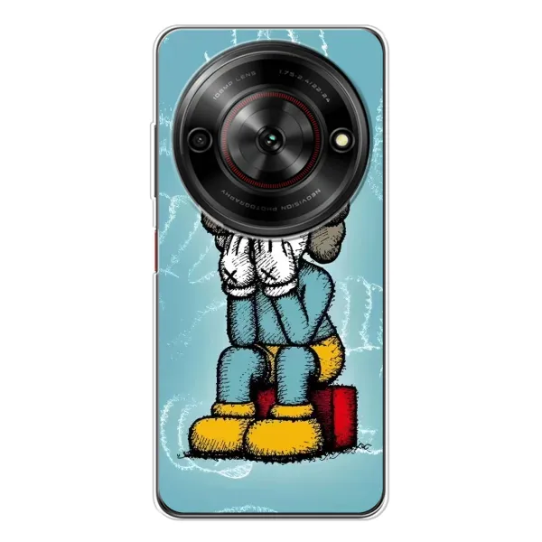 Чехол с принтом «Плач Bearbrick» для ZTE Nubia Focus 5G