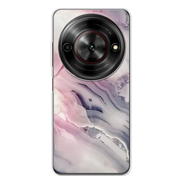 Чехол с принтом «Пурпурный Мрамор» для ZTE Nubia Focus 5G