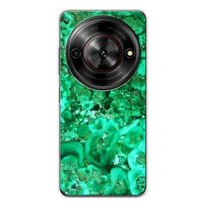 Мраморний чехол на ZTE Nubia Focus 5G (VPrint) (Салатовий Мрамор)