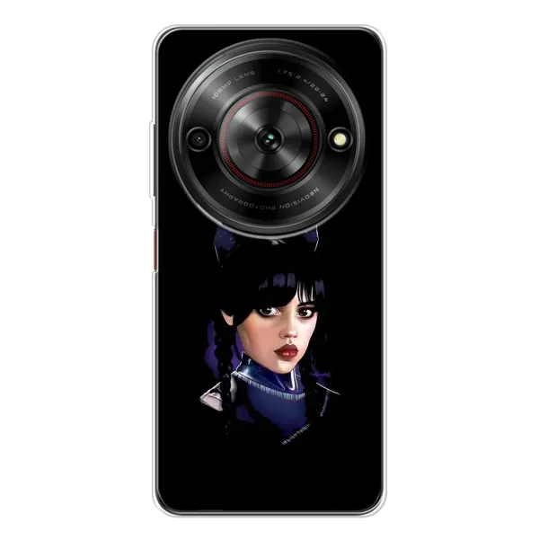 Чехол с принтом «серьезная Уэнздей» для ZTE Nubia Focus 5G