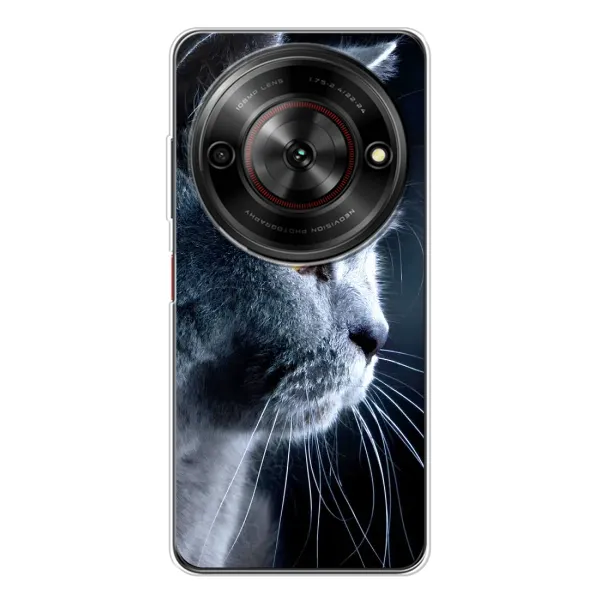 Чехол с принтом «Серый Кот» для ZTE Nubia Focus 5G Чехол с принтом «Серый Кот» для ZTE Nubia Focus 5G