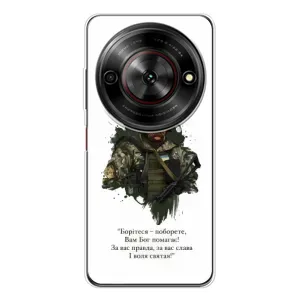 Чехлы для ZTE Nubia Focus 5G с принтом Тараса Шевченко (AlphaPrint) (Шевченко воин)