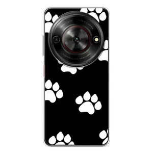 Чехлы с собаками для ZTE Nubia Focus 5G (VPrint) (Следы собаки)