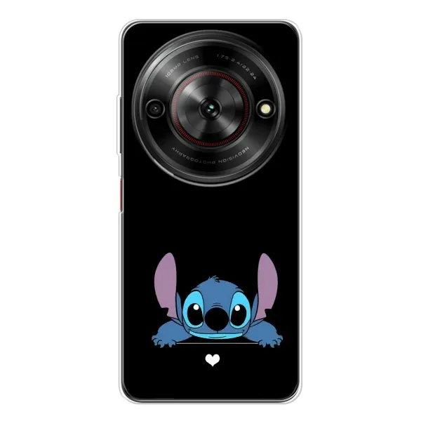 Чехол с принтом «Стич на черном» для ZTE Nubia Focus 5G
