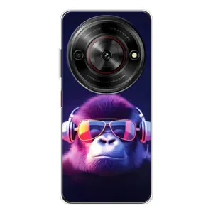 Чехол с Обезьянами ZTE Nubia Focus 5G - (AlphaPrint) (Стильная обезьяна)