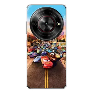 Силіконовий чохол Маквін для ZTE Nubia Focus 5G (Тачки на трасі)