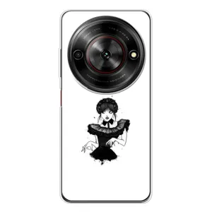 Чехлы Венсдей на ZTE Nubia Focus 5G Уэнсдей (AlphaPrint) (танец Уэнздей)