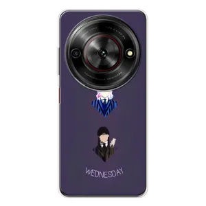 Чехлы Венсдей на ZTE Nubia Focus 5G Уэнсдей (AlphaPrint) (Уэнздей и подруга)