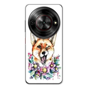 Чехлы с картинкой Лисички для ZTE Nubia Focus 5G (VPrint) (Веселая лисичка)