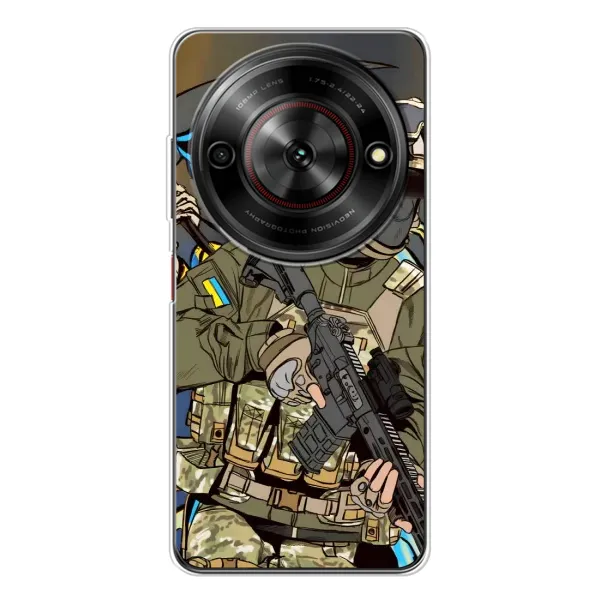 Чехол с принтом «Воин ВСУ» для ZTE Nubia Focus 5G Чехол с принтом «Воин ВСУ» для ZTE Nubia Focus 5G
