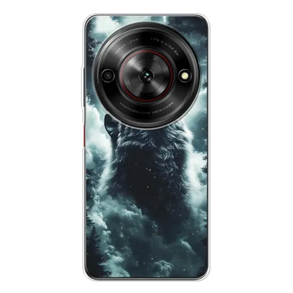 Чохол з принтом «Вовк у хмарах» для ZTE Nubia Focus 5G