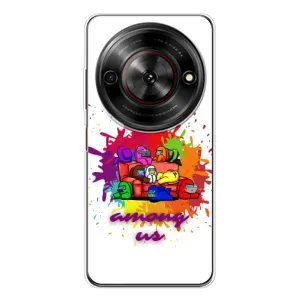 Чехол Амонг Ас для ZTE Nubia Focus 5G (AlphaPrint) (Яркий АмонгАс)