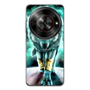 Защитные чехлы для Нубиа Фокус 5G (AlphaPrint) (ХИТ продаж) ВОЛК (Яркий волк)