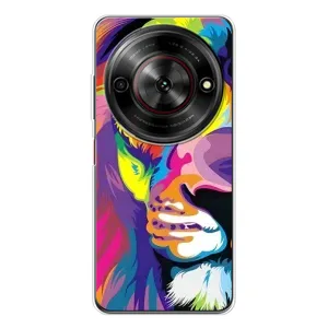 Чехол со Львом для ZTE Nubia Focus 5G (VPrint) (Яркий Лев)
