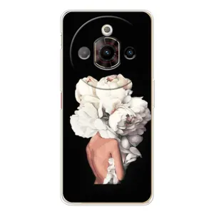 Чехлы (ART) Цветы на ZTE Nubia Focus Pro (VPrint) (Белые цветы)