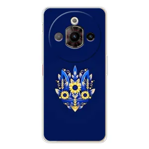 Чехлы для ZTE Nubia Focus Pro Укр. Символика (AlphaPrint) (Цветочный Герб)
