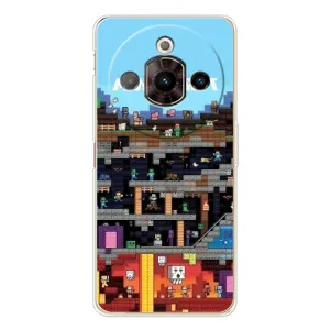 Чехол Майнкрафт на ZTE Nubia Focus Pro (AlphaPrint) Minecraft (фон Minecraft)