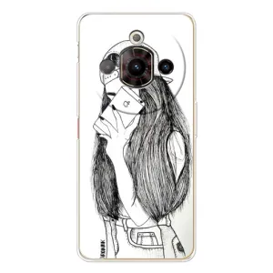 Чехол с печатью для ZTE Nubia Focus Pro - (Мода) (AlphaPrint) (Фото девочки)