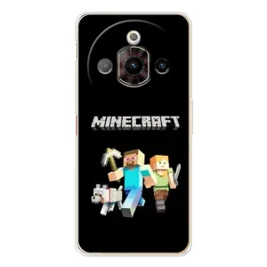 Чехол Майнкрафт на ZTE Nubia Focus Pro (AlphaPrint) Minecraft (герои Minecraft)