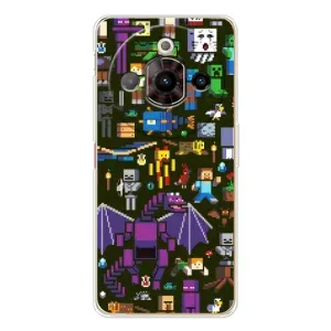 Чехол Майнкрафт на ZTE Nubia Focus Pro (AlphaPrint) Minecraft (Коллаж Майнкрафт)
