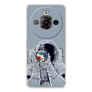 Чехол NASA для ZTE Nubia Focus Pro (AlphaPrint) (Космонавт фото)