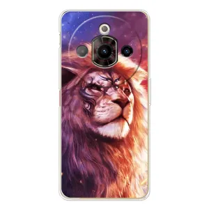 Чехол со Львом для ZTE Nubia Focus Pro (VPrint) (Красочный Лев)