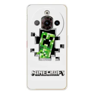 Чехол Майнкрафт на ZTE Nubia Focus Pro (AlphaPrint) Minecraft (крипер Майнкрафт)