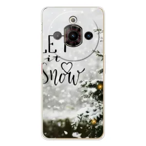 Новогодние, Праздничные Чехлы для ZTE Nubia Focus Pro - 2024 год (Let it snow)