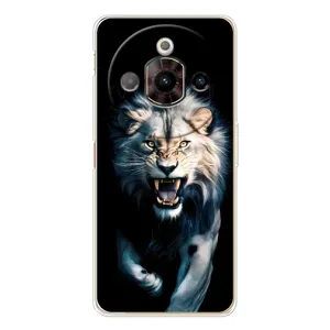 Чехол с картинкой «Хищники» для ZTE Nubia Focus Pro (Лев в темноте)