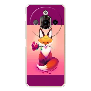 Чехлы с картинкой Лисички для ZTE Nubia Focus Pro (VPrint) (Лисичка с розочкой)
