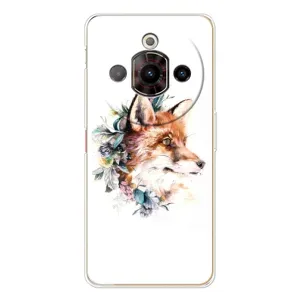 Чехлы с картинкой Лисички для ZTE Nubia Focus Pro (VPrint) (Лисичка в цветочках)