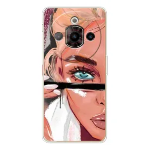 Чехол с печатью для ZTE Nubia Focus Pro - (Мода) (AlphaPrint) (Макияж)