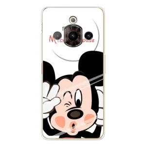 Эксклюзивный чехол для ZTE Nubia Focus Pro (AlphaPrint - Мультяшные) (Маус Микки)