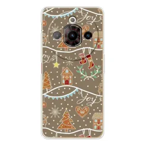 Новогодние, Праздничные Чехлы для ZTE Nubia Focus Pro - 2024 год (Новогодние пряники)