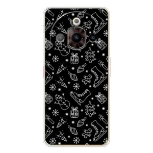 Новогодние, Праздничные Чехлы для ZTE Nubia Focus Pro - 2024 год (Новогодний фон)