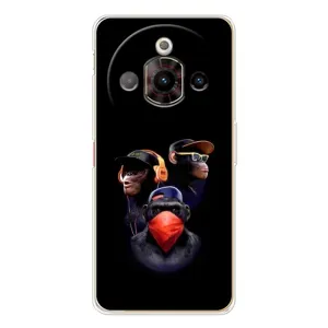 Чехол с Обезьянами ZTE Nubia Focus Pro - (AlphaPrint) (Три обезьяны)
