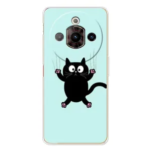 Чехол с принтом для ZTE Nubia Focus Pro (AlphaPrint) Модные коты (Падающий кот)
