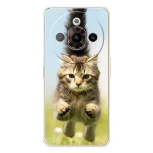 Чехлы с Котиками для ZTE Nubia Focus Pro (VPrint) (Прыжок кота)