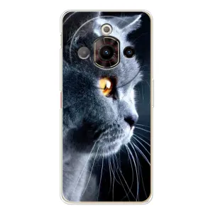 Чехлы с Котиками для ZTE Nubia Focus Pro (VPrint) (Серый Кот)