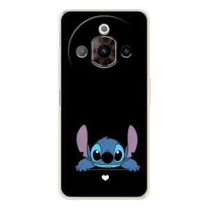 Чохол з принтом Стіч на ZTE Nubia Focus Pro (Стіч на чорному)
