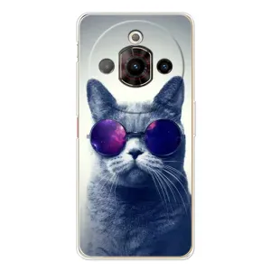Чехол с принтом для ZTE Nubia Focus Pro (AlphaPrint) Модные коты (Стильный кот)