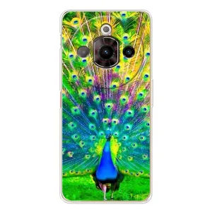 Чехол с птицами на ZTE Nubia Focus Pro (VPrint) (Яркий Павлин)