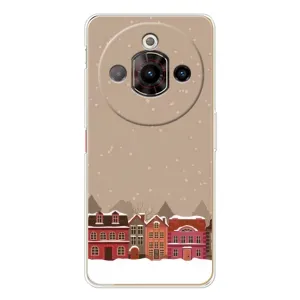 Новогодние, Праздничные Чехлы для ZTE Nubia Focus Pro - 2024 год (Зимний город)